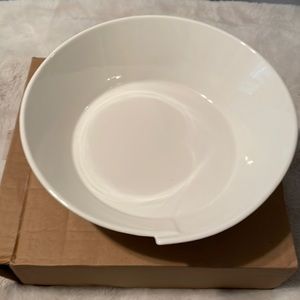 NIB Chicago bone china white bowl by Skye McGhie